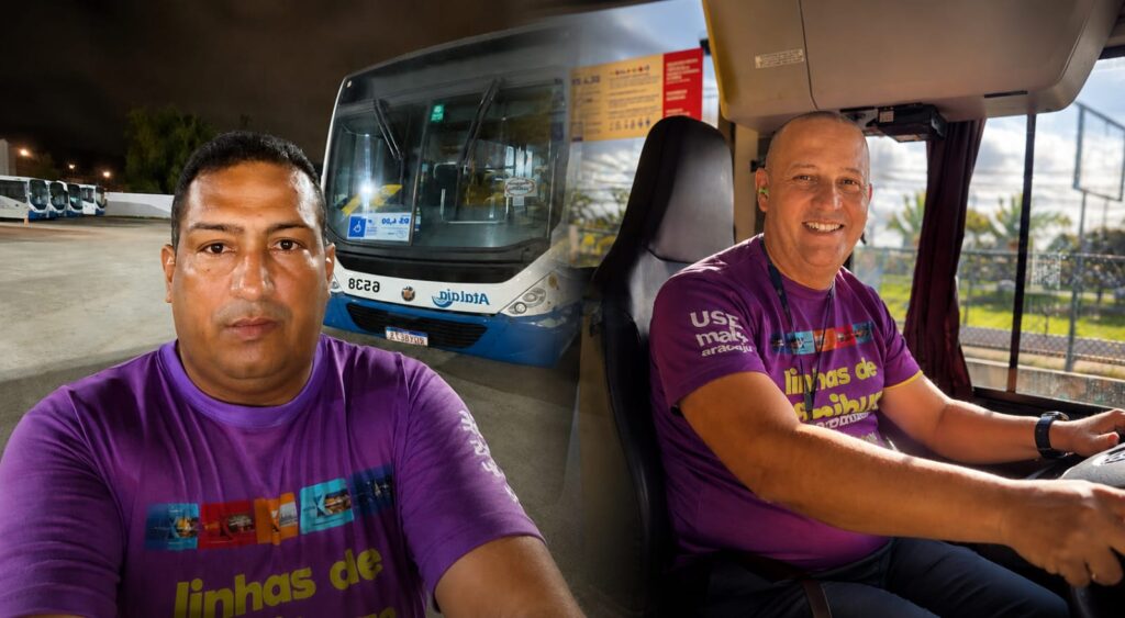 Os motoristas Silvio e Igor acreditam que o vínculo com o passageiro é a essência da profissão